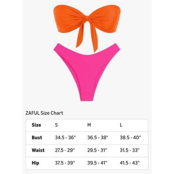 ZAFUL Knotted Bandeau Bikini - Picture 5 of 7